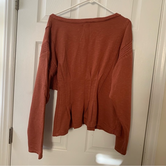 Anthropologie pleated sweatshirt top sz XL - Picture 5 of 8